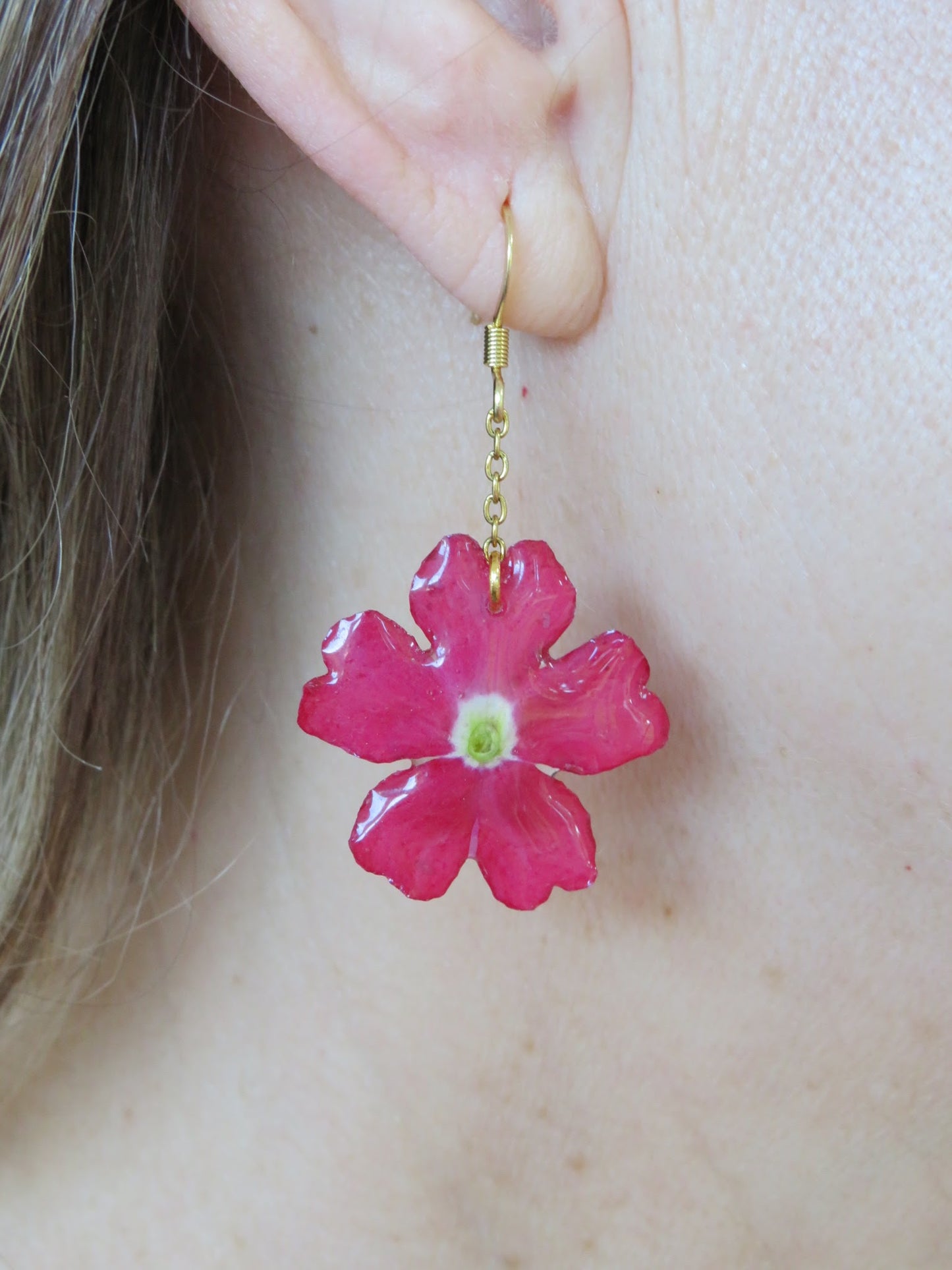 Pendientes de "Verbena" Roja