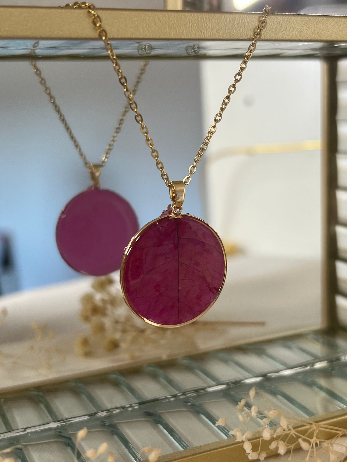 Collar de Flor de Buganvilla