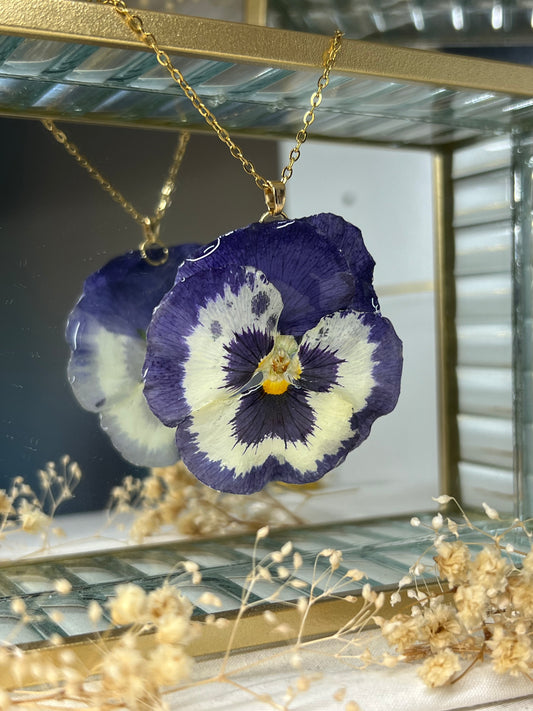 Collar de Pensamiento lila