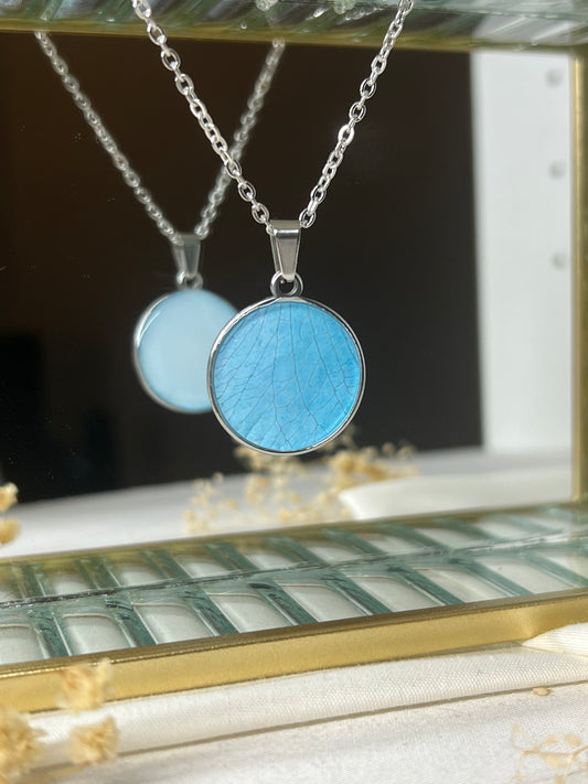 Collar de Orquídea Azul