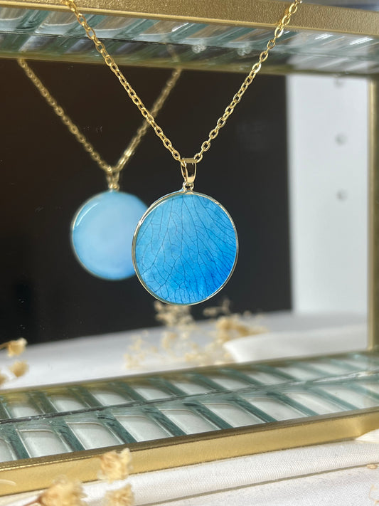 Collar de Orquídea Azul