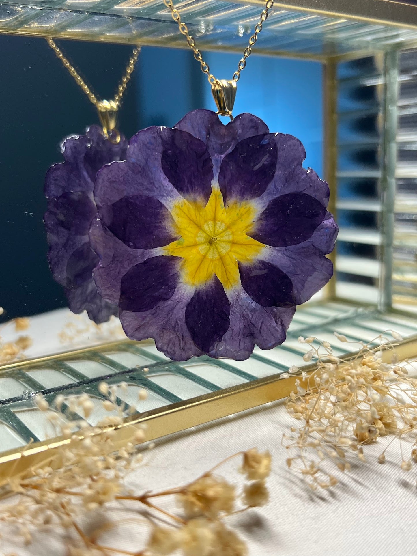 Collar de Prímula Lila