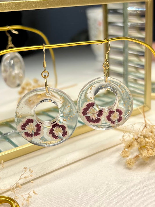 Pendientes de Clavelina