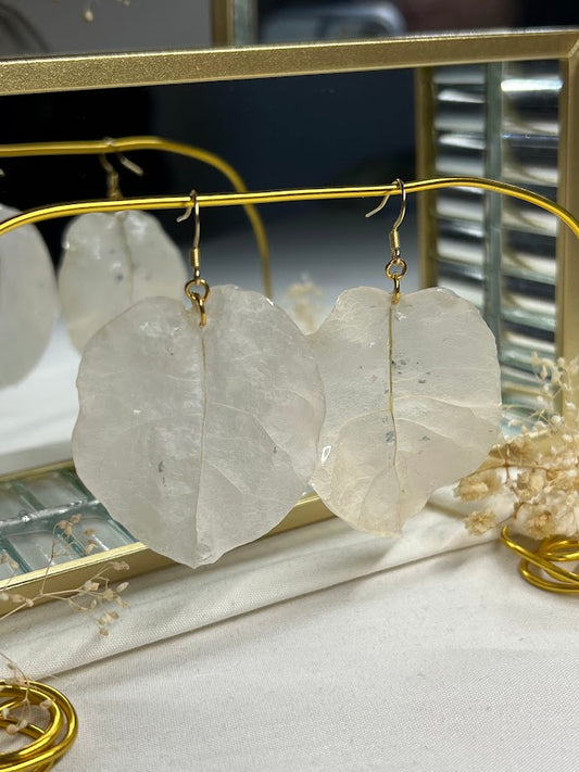 Pendientes de Buganvilla Blanca