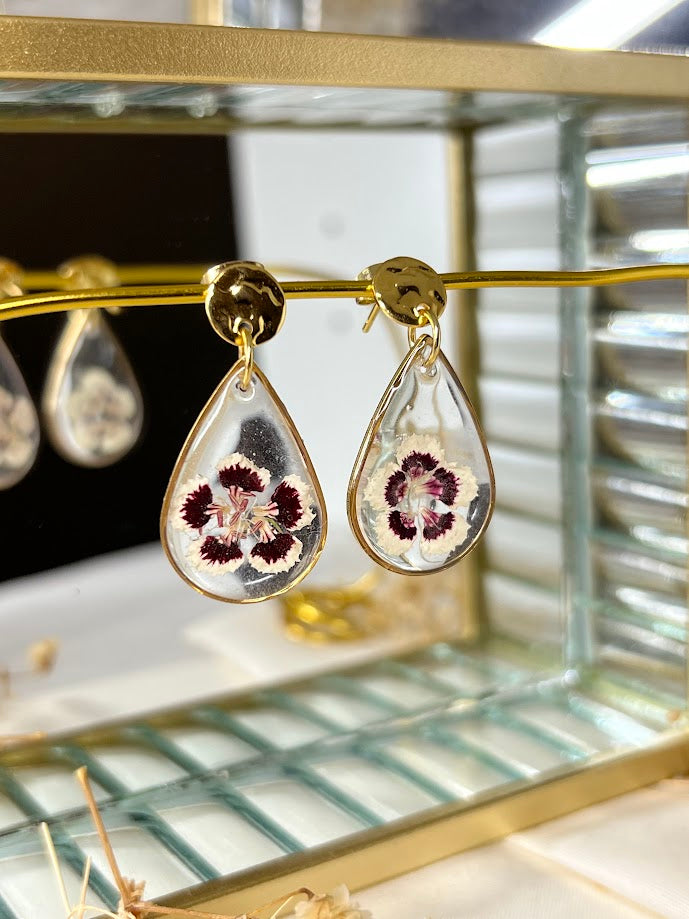 Pendientes de Clavelina