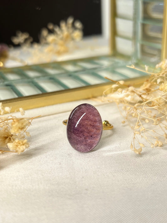 Anillo de Orquídea Lila