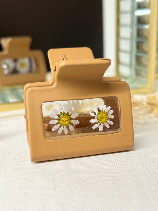 Pinza para el pelo de flores